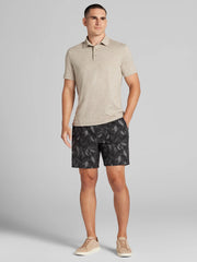 Modern Fit Printed Ripstop Pull-On Shorts 7"