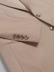 Slim Fit Notch Lapel Herringbone Dinner Jacket