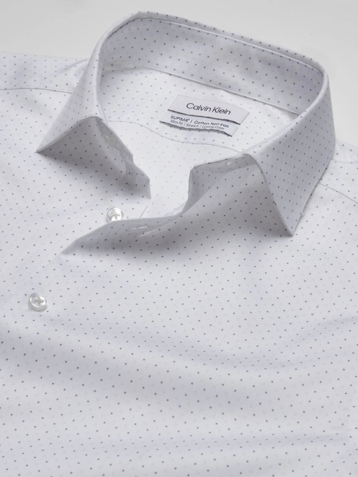 Slim Fit Supima Cotton Stretch Dress Shirt