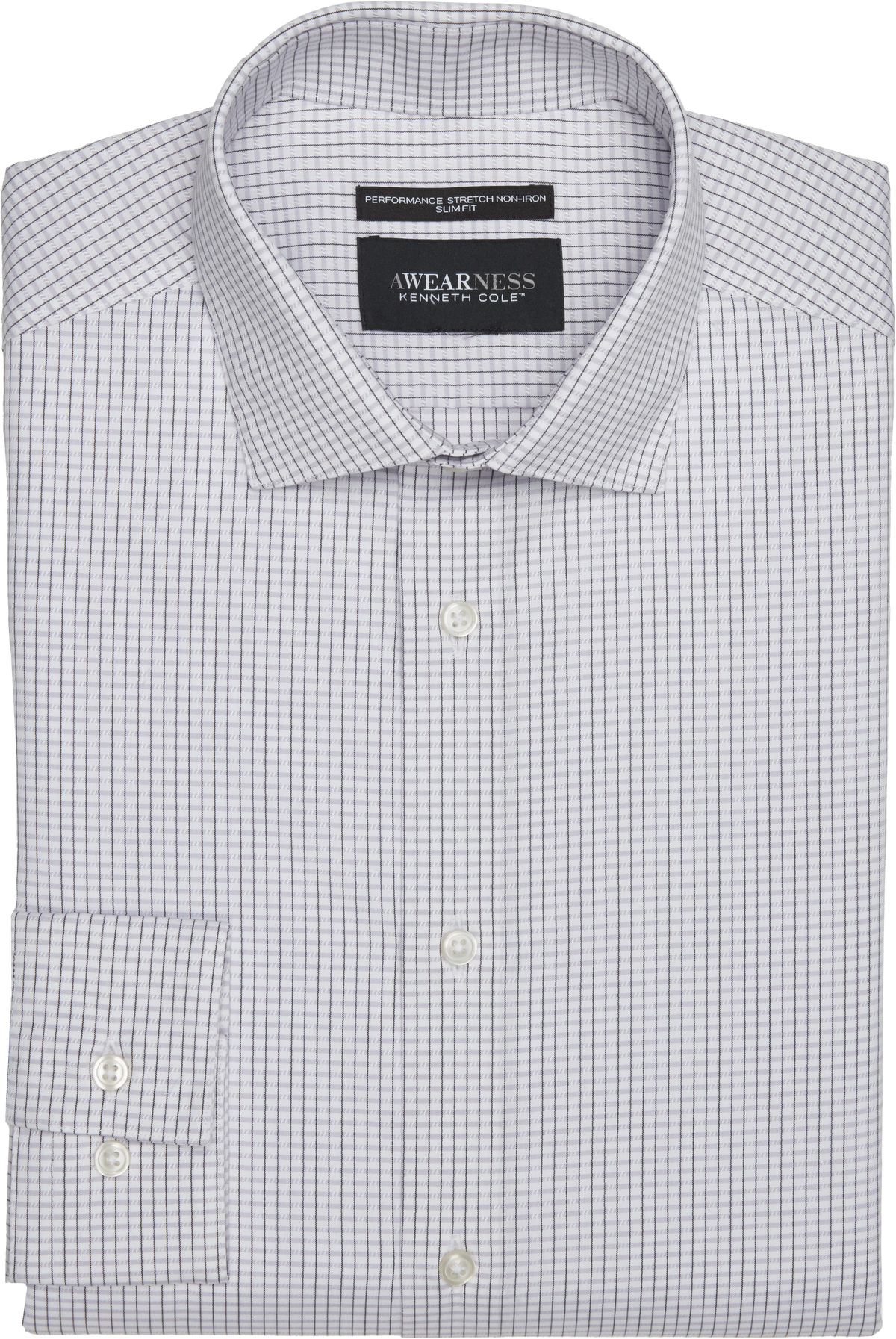 Slim Fit Ultra Performance Stretch Mini Dobby Check Dress Shirt
