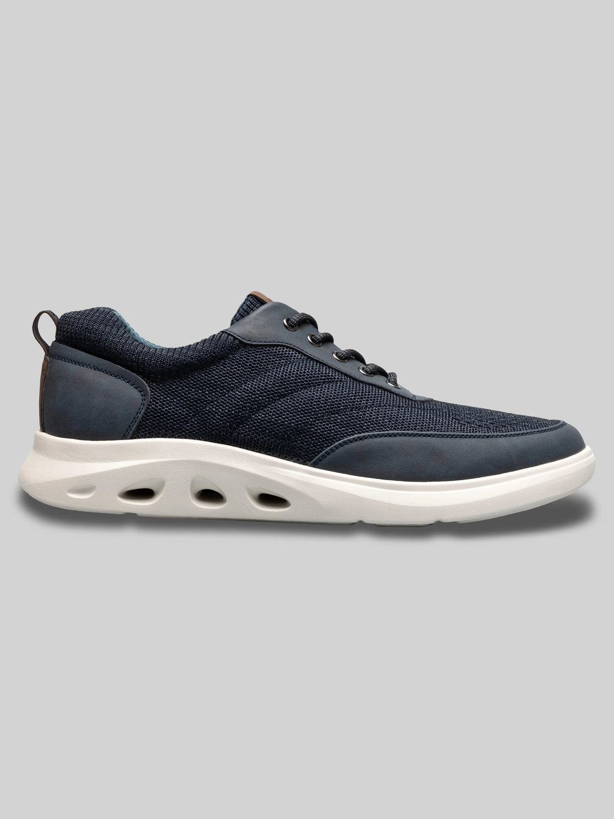 Ponte Knit Moc Toe U-Balance Lace-Up Sneakers