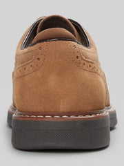 Hybrid Wingtip Suede Oxfords