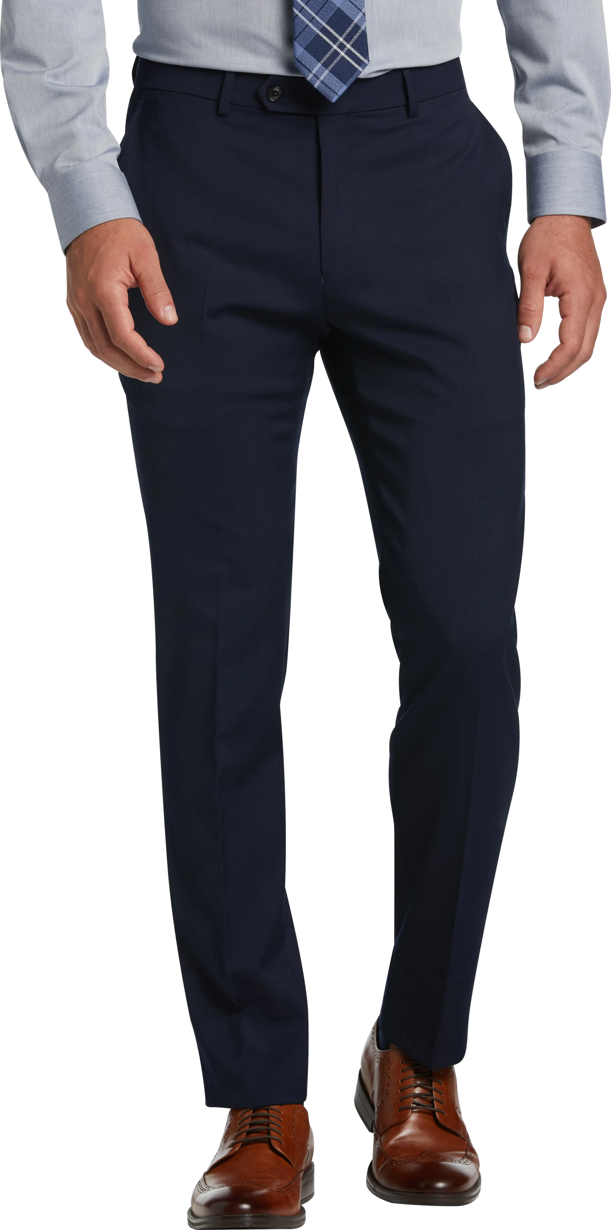 Modern Fit Premium Wool Blend Suit Pants