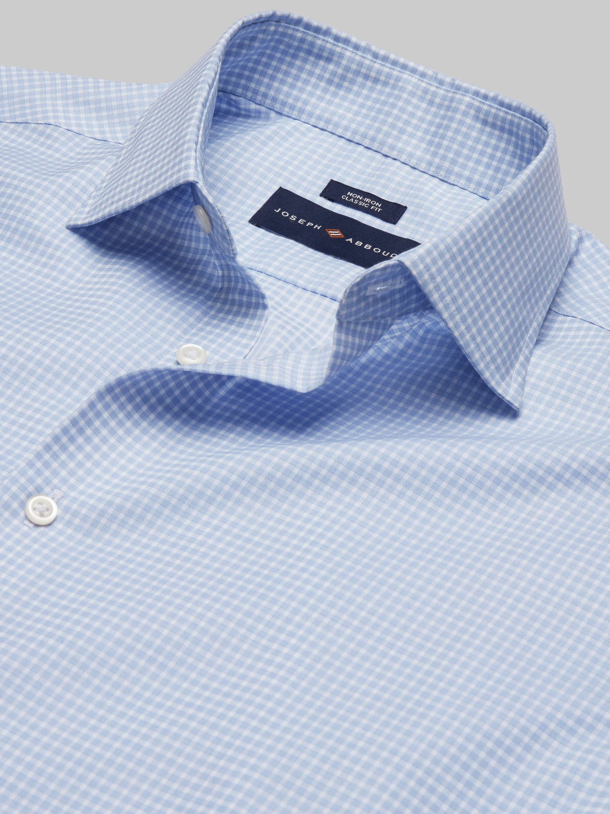 Classic Fit 100% Cotton Gingham Dress Shirt