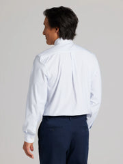Modern Fit Performance Windowpane 4-Way Stretch Dress Shirt