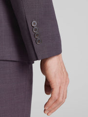 Slim Fit Grid Suit