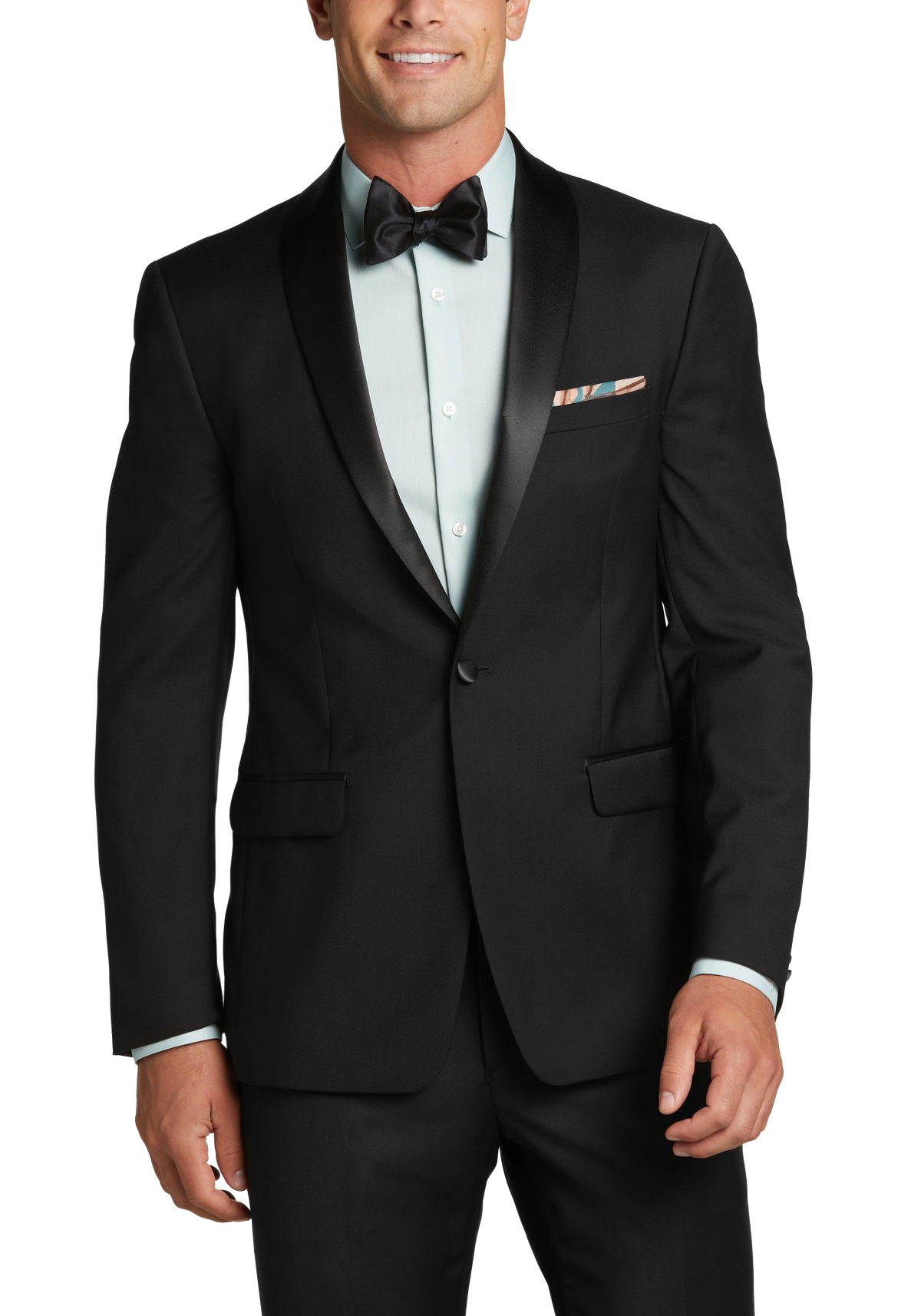 Slim Fit 100% Wool Shawl Lapel Tuxedo