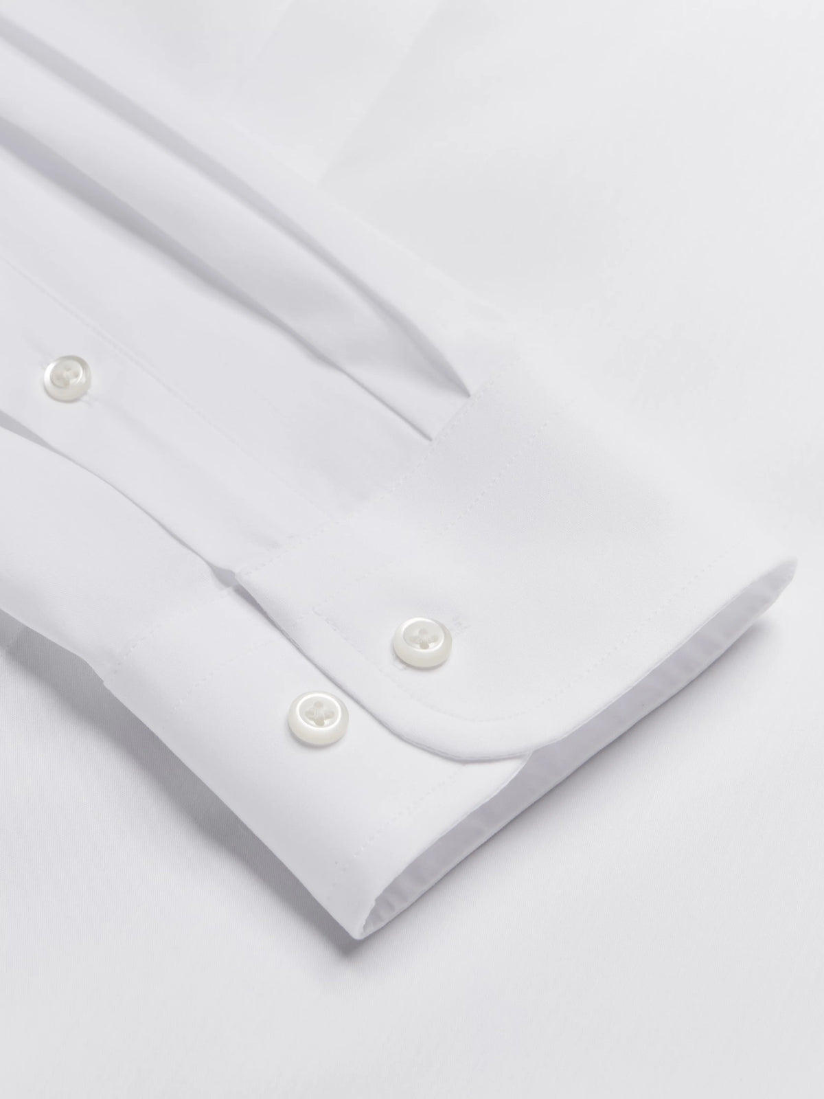 Skinny Fit Solid Covered Placket Dress Shirt