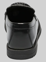 Croquet Jr. Boys Moc Toe Penny Loafers
