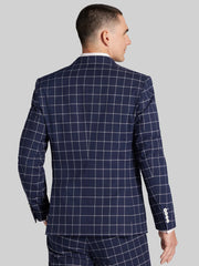Modern Fit Windowpane Suit