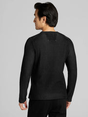 Ribbed Crewneck Sweater