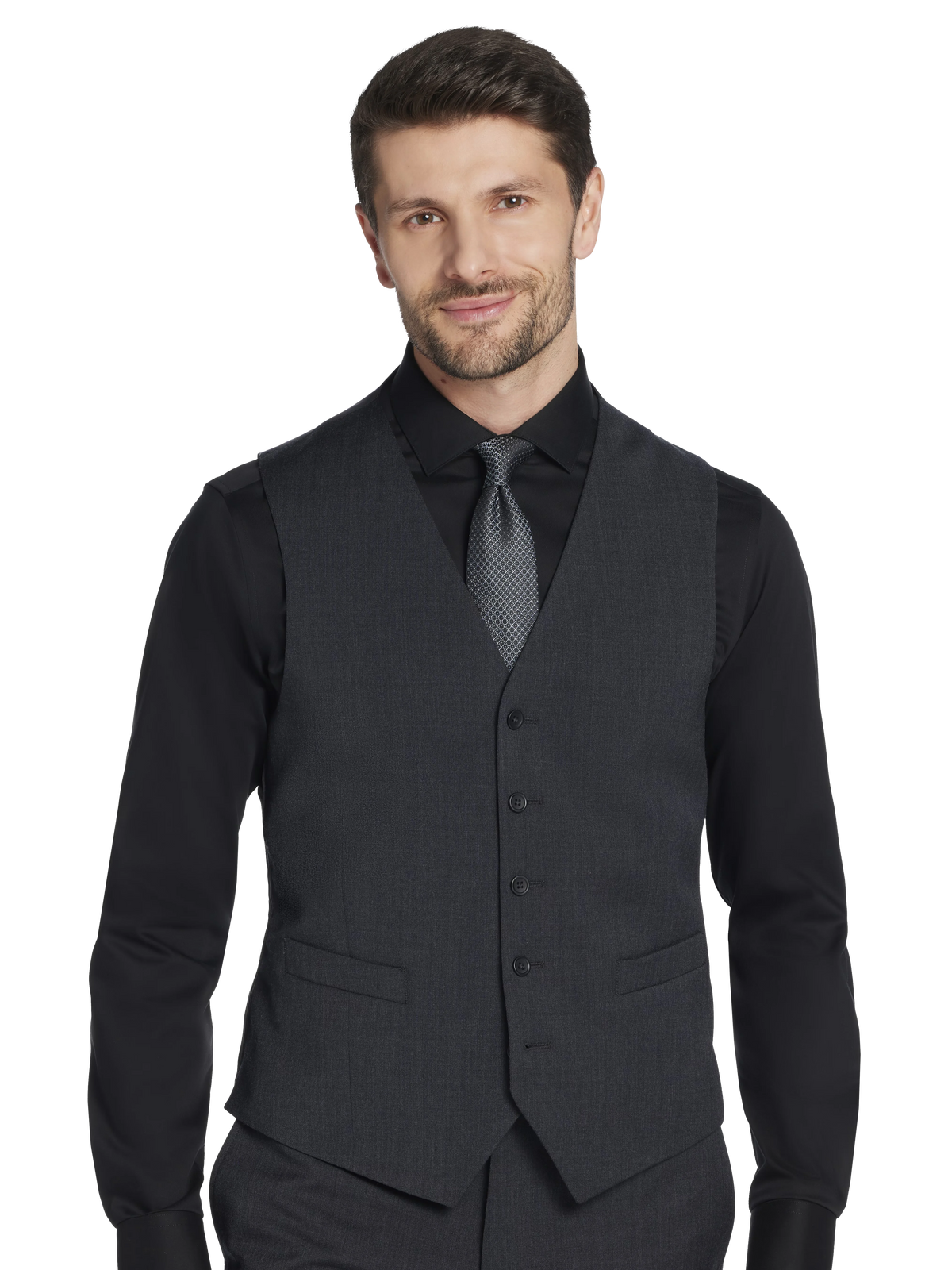 Slim Fit Premium Wool Blend Suit Vest