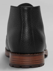 Pebbled Leather Chukka Boots