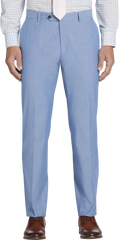 Modern Fit Cotton Blend Suit Pants