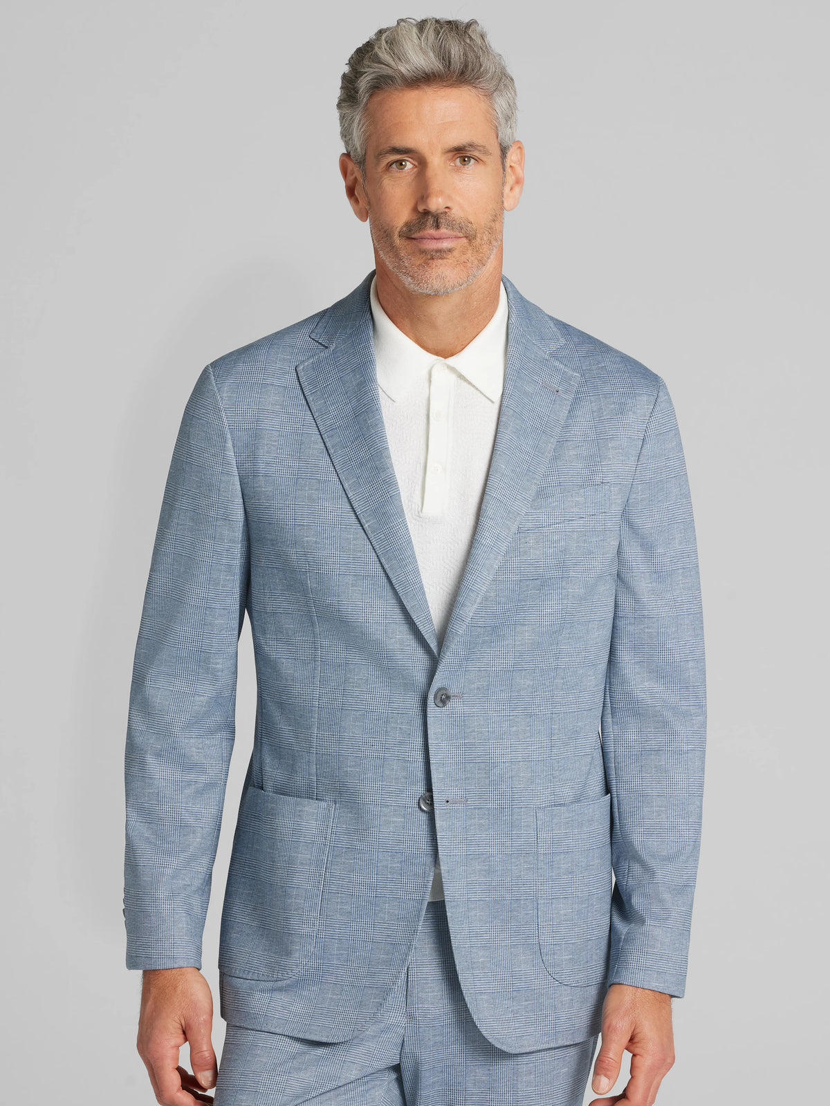 Modern Fit Knit Suit Jacket