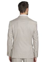 Slim Fit Wool Blend Sharkskin Suit Jacket