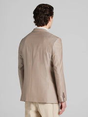 Slim Fit Notch Lapel Herringbone Dinner Jacket