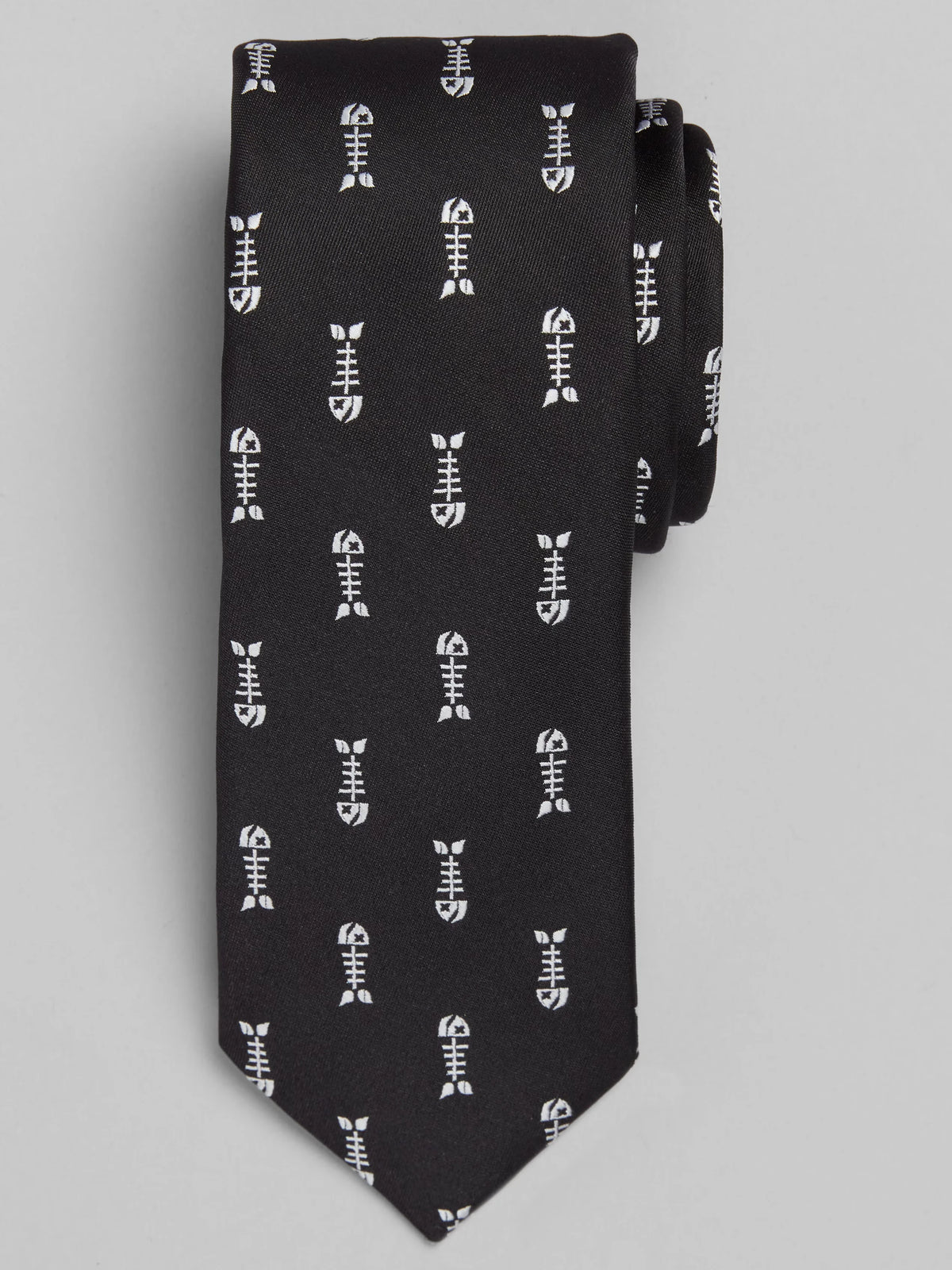 Narrow Fish Bone Tie