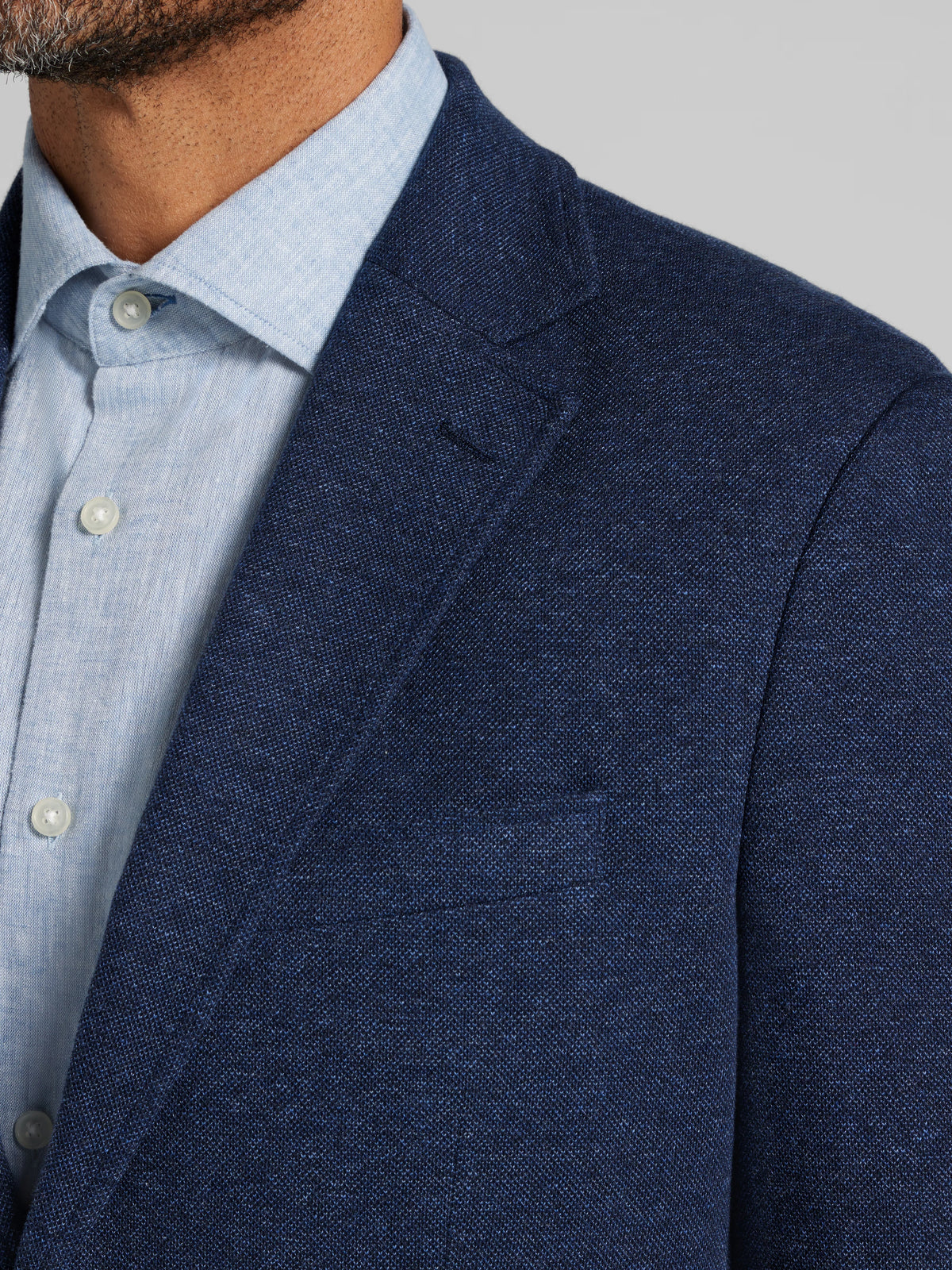 Modern Fit Pique Knit Blazer