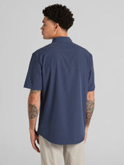 CHILLFLEX Modern Fit Short Sleeve 4-Way Stretch Button Up Shirt