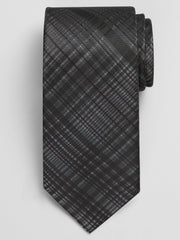Narrow Ombre Plaid Tie