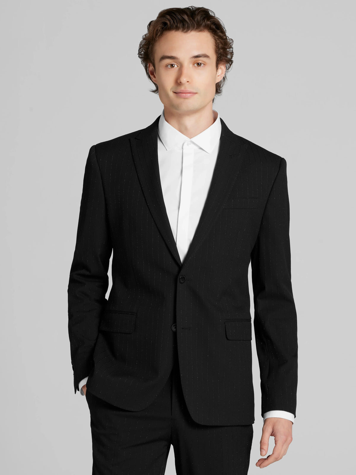 Skinny Fit Stripe Suit