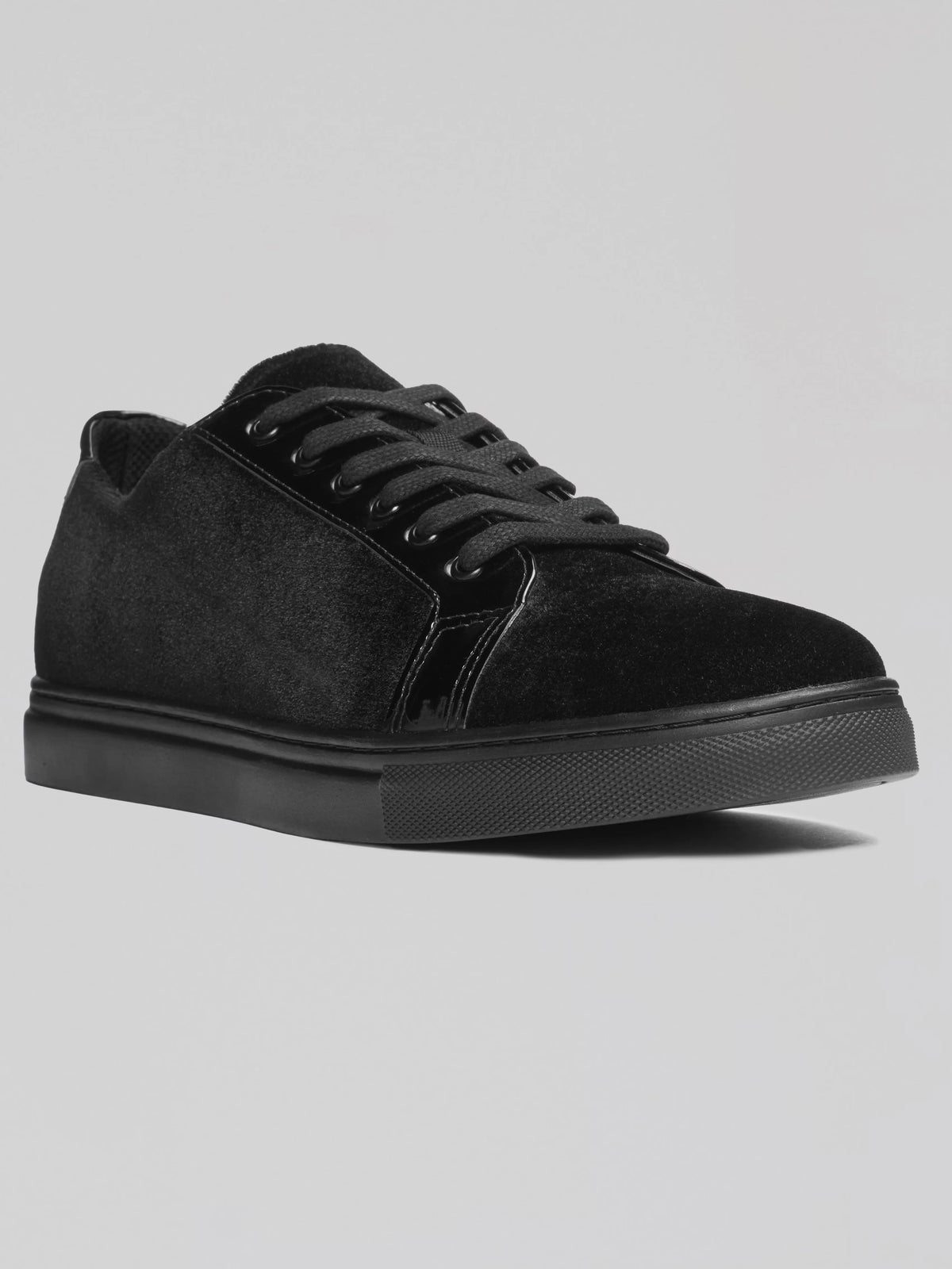 Rico Formal Velvet Lace-Up Sneakers