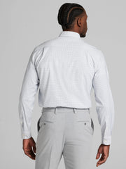 Modern Fit Performance Small Plaid Dress Shirt