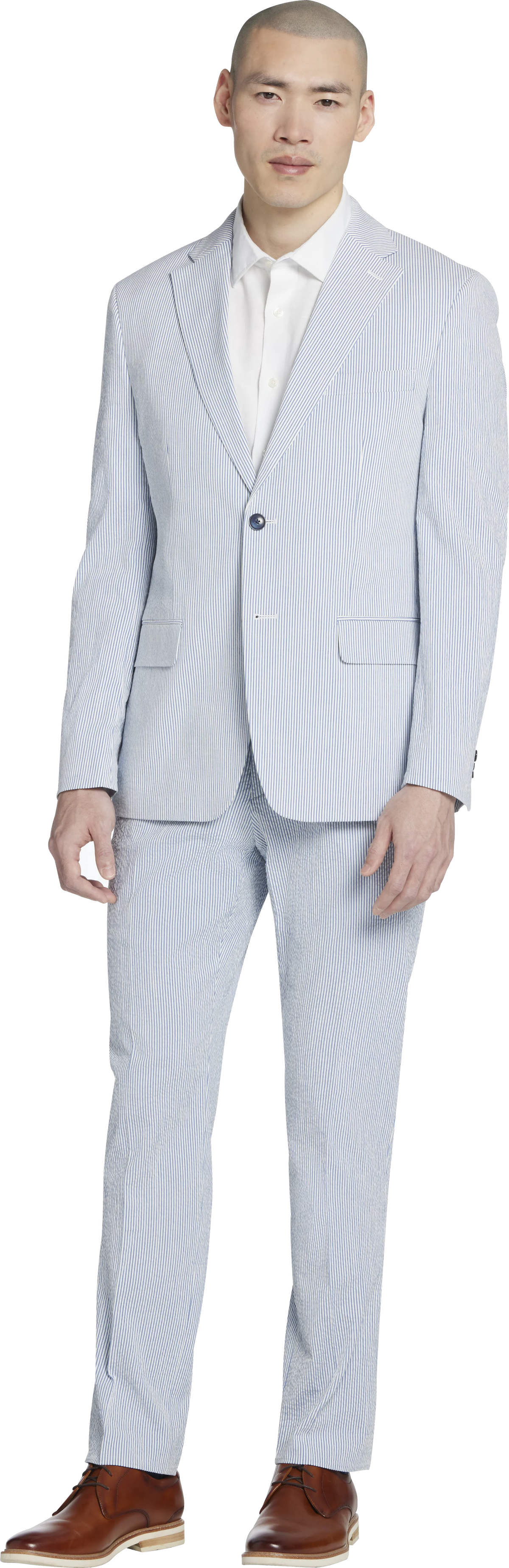 Modern Fit Seersucker Suit