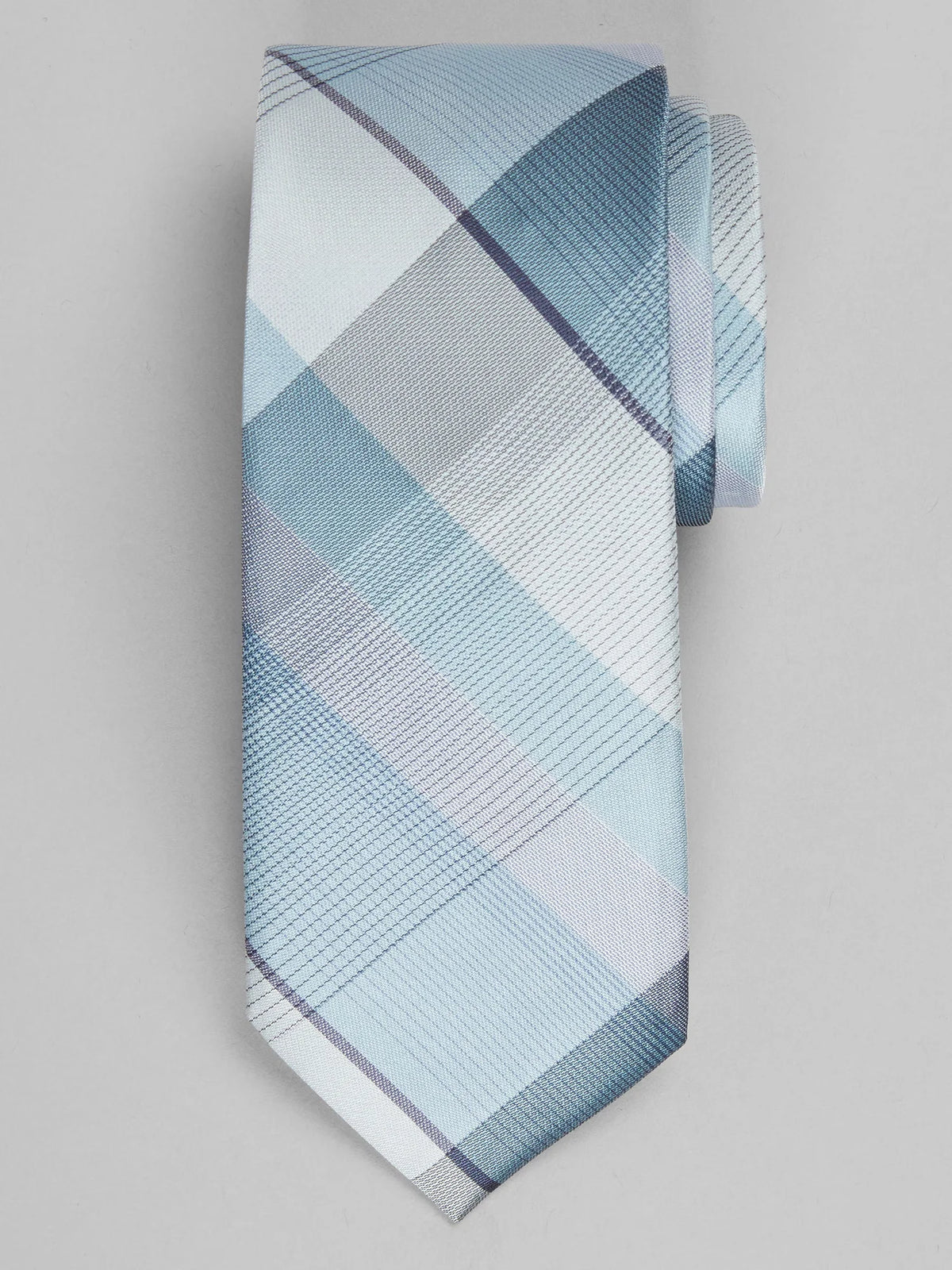 Refined Plaid Tie