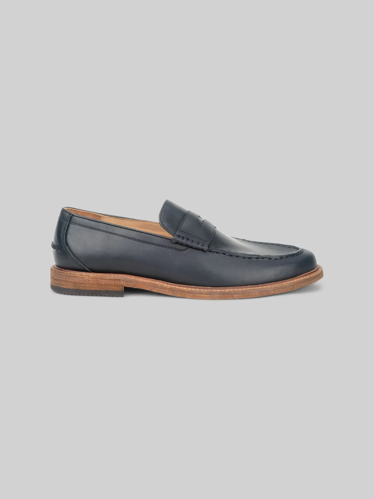 Dillinger Leather Moc Toe Penny Loafers
