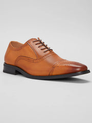 Landen Brogue Cap Toe Oxfords