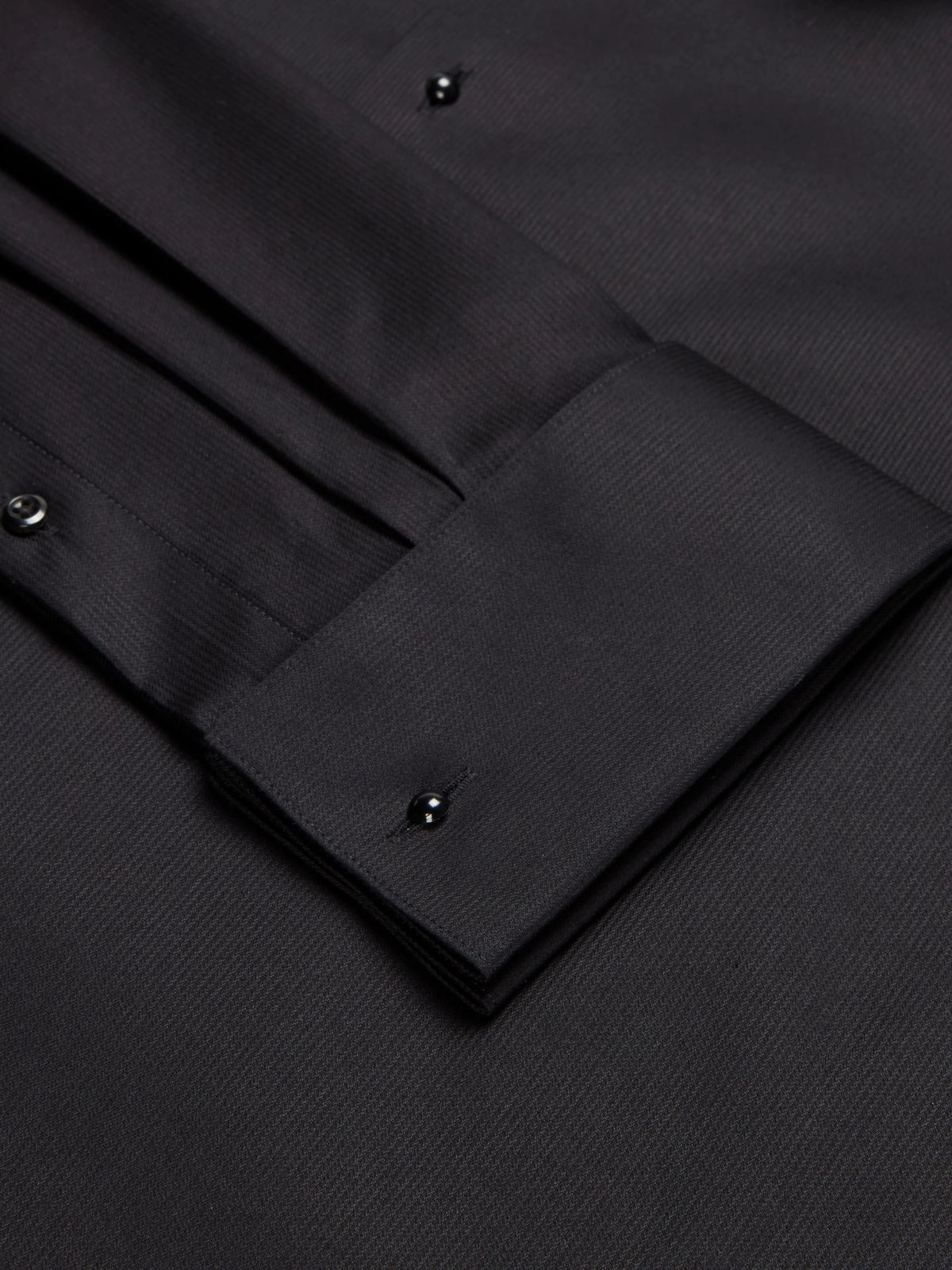 Slim Fit French Cuff Twill Formal Dress Shirt