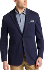 Slim Fit Knit Sport Coat