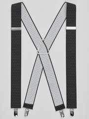 Dot Pattern Direct Clip Suspenders