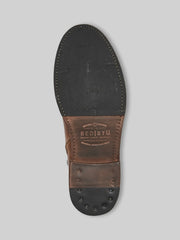 Kaldi Leather Plain Toe Boots
