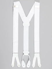 Chevron Stripe Silk Suspenders