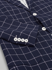 Modern Fit Windowpane Suit