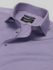 Slim Fit Sharkskin Dress Shirt