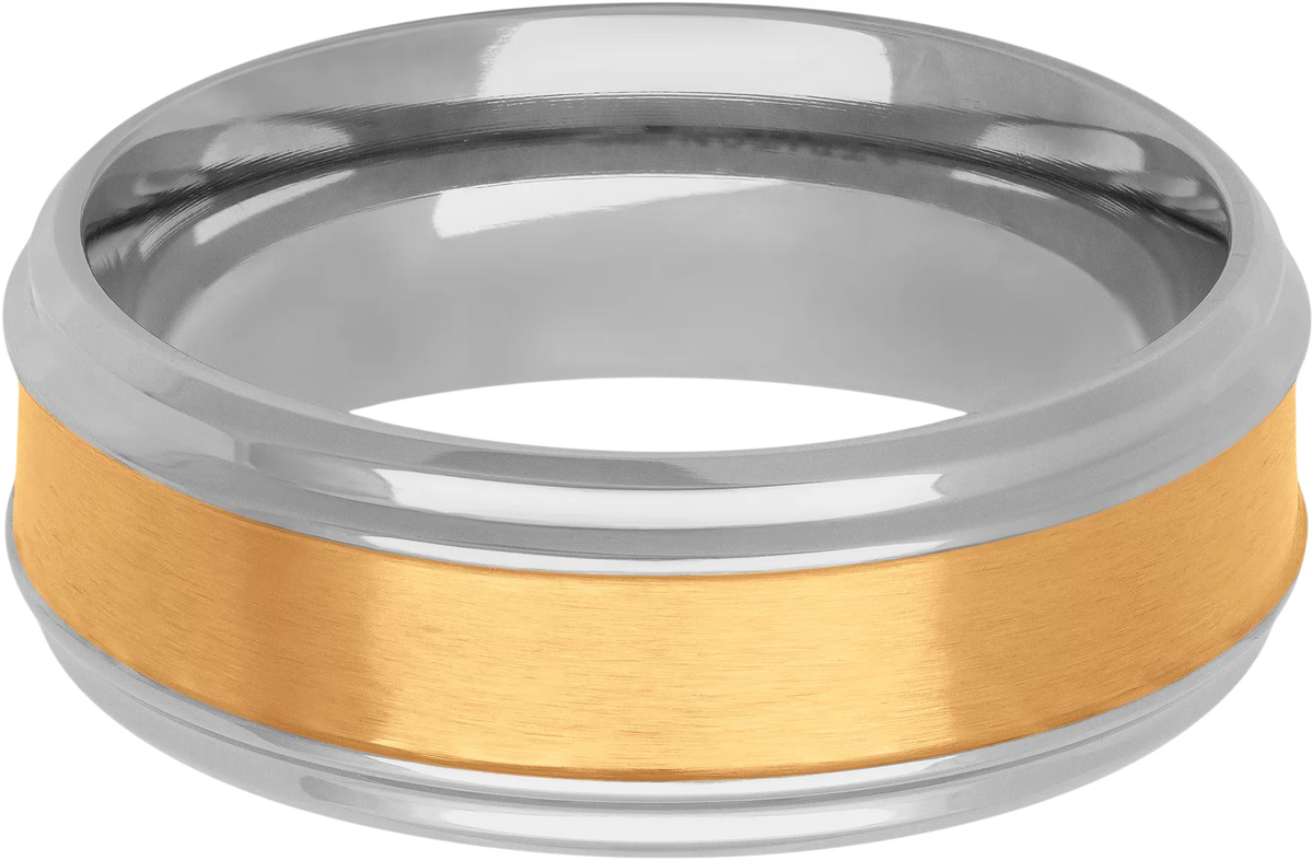 8mm Stainless Steel Wedding Band