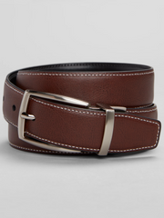 Feather Edge Reversible Leather Belt