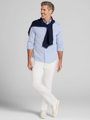 Modern Fit Plaid Button Up Shirt