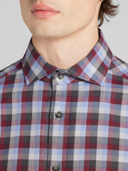 Classic Fit Check Button Up Shirt