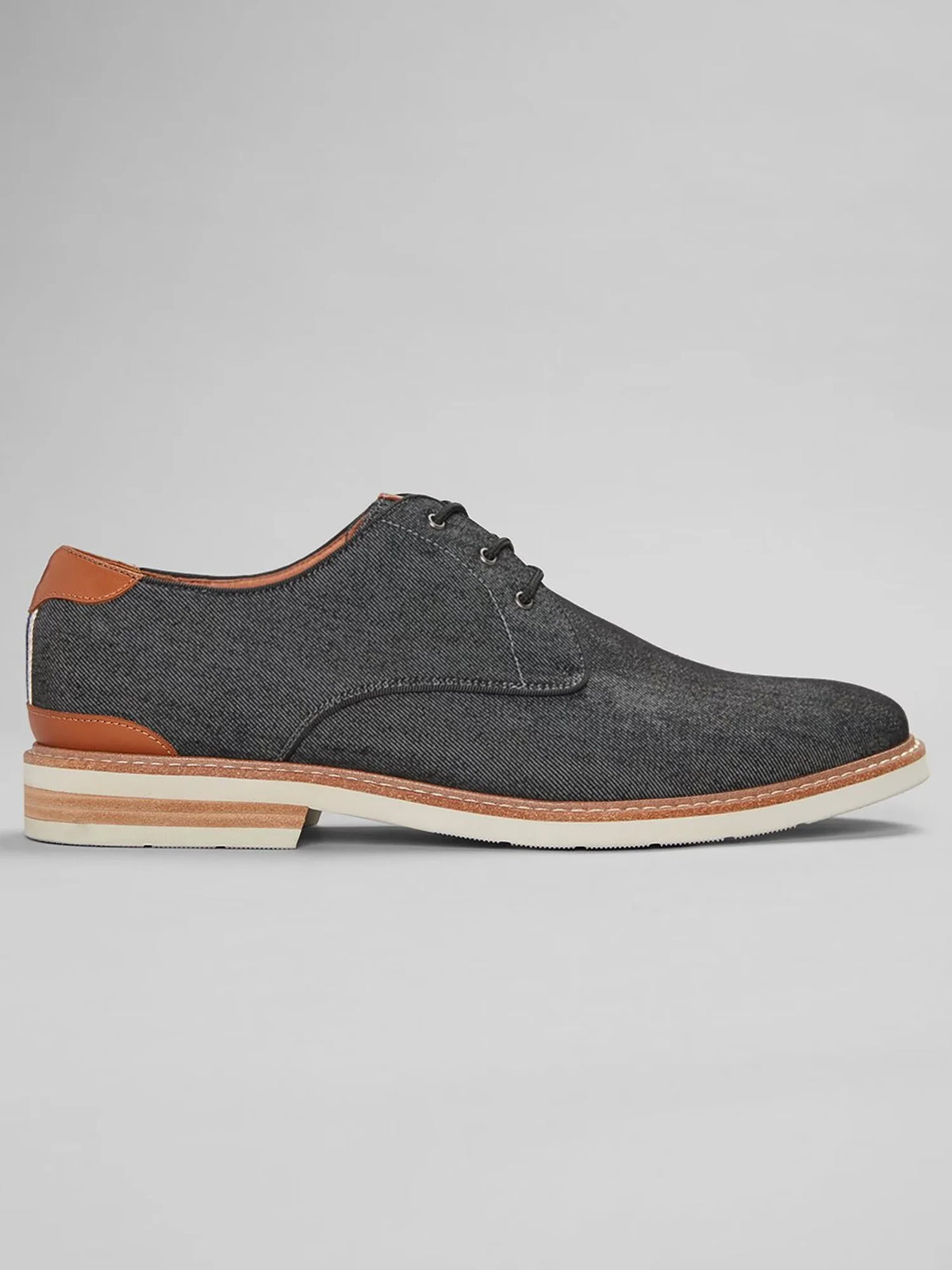 Florsheim Capitol Canvas Plain Toe Lace Up Oxfords