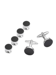 Circle Cufflinks & Studs Set