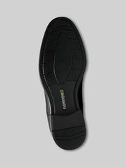 Finance Leather Cap Toe Lace-up Oxfords
