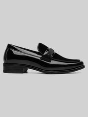 Spratley Boys Moc Toe Saddle Slip On Loafers
