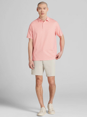 Regular Fit Ombre Chevron Geo Short Sleeve Golf Polo