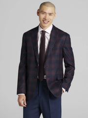 Modern Fit Wool Plaid Sport Coat
