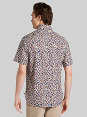 Modern Fit Micro Floral Short Sleeve Woven Shirt